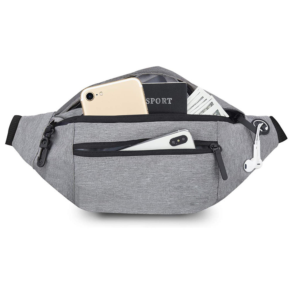 Unisex Waterproof Waist Bag For Outdoor Sports Travel Crossbody Breathable Wear Resistant