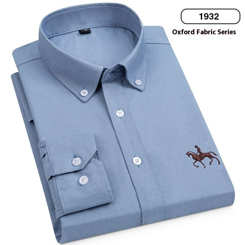 Men's Cotton Long-sleeved Casual Shirt
