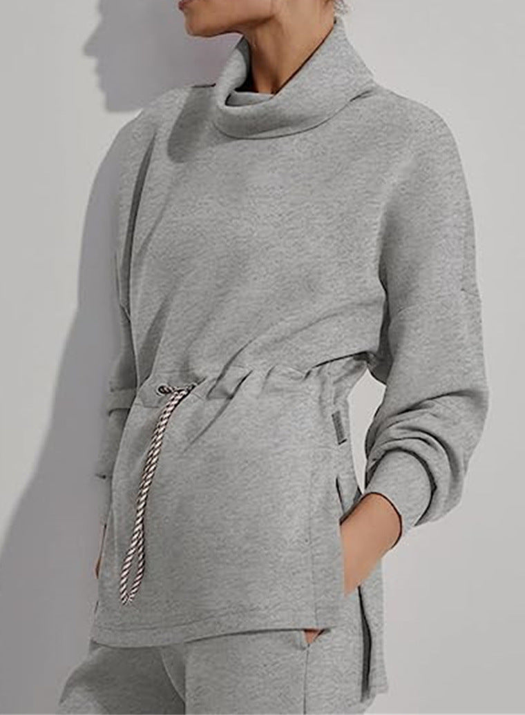 Winter Slimming Long Sleeve Workout Top For Women Pullover Athletic Thermal Shirt