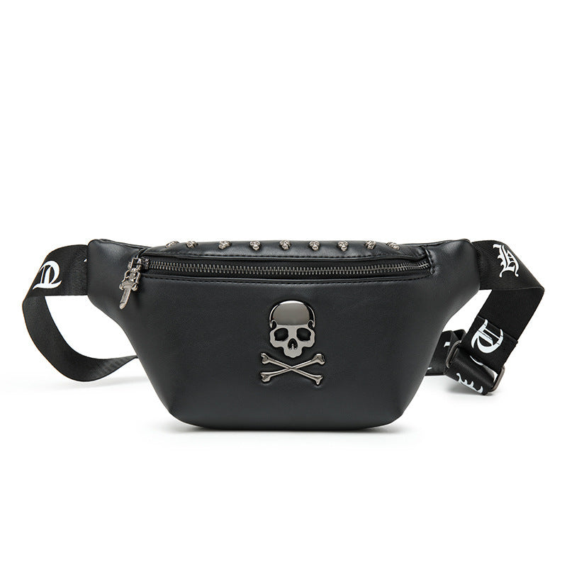 Men's Street Style Rivet Crossbody Bag - Small Shoulder Messenger