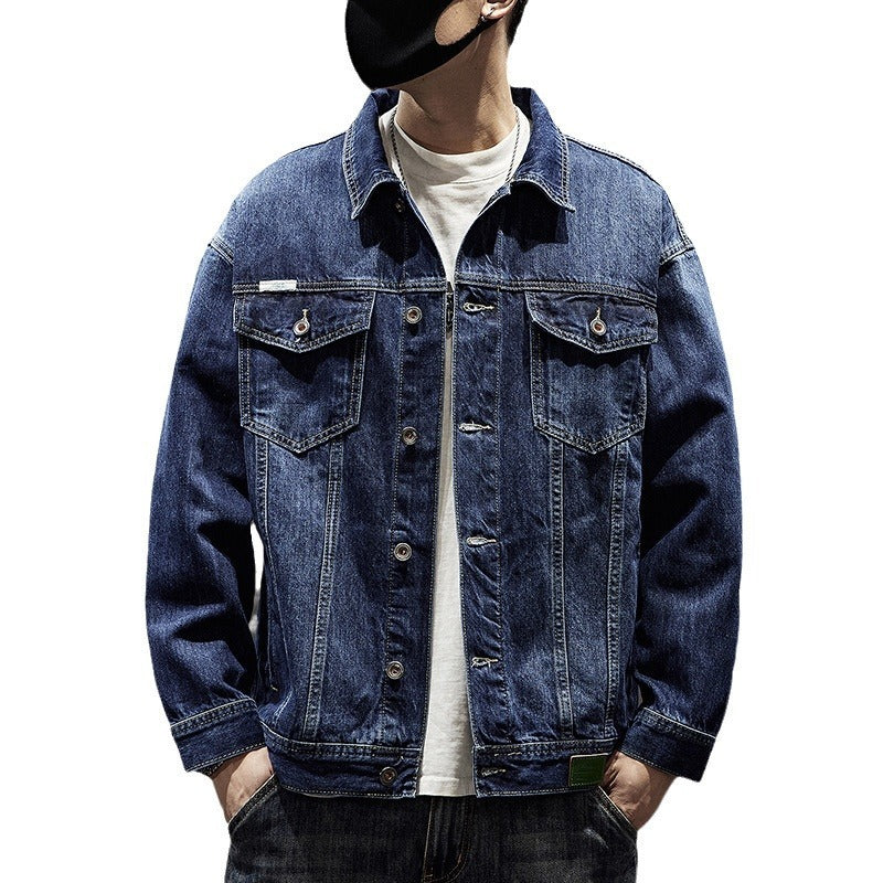 Heavy Industry Retro Denim Jacket Men