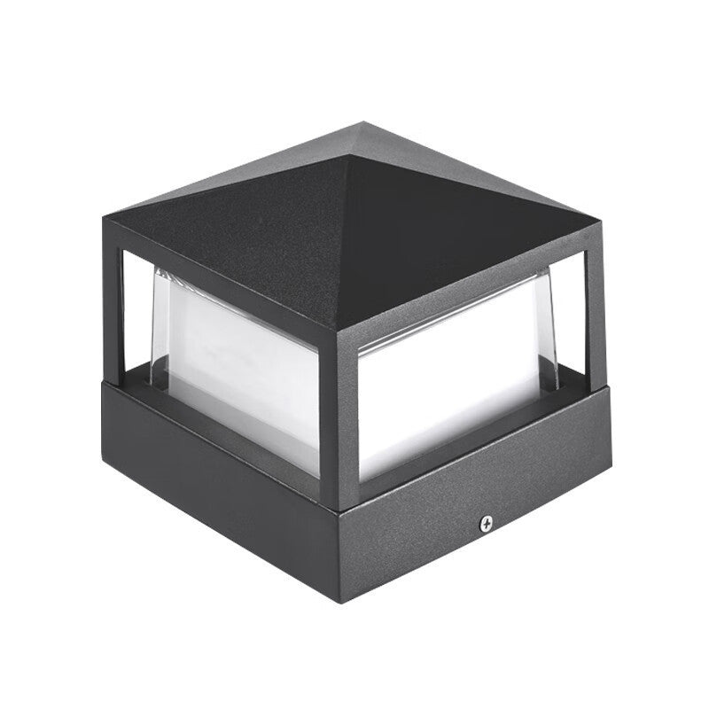 Outdoor Aluminum Wall Pillar Lamp - Weather Resistant Exterior Lighting