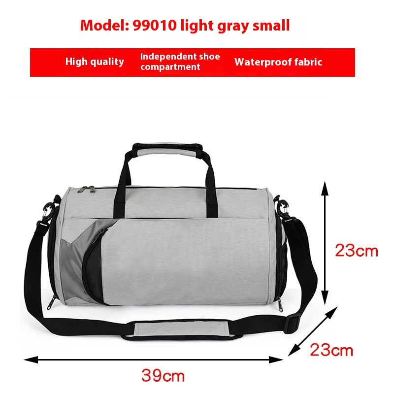 Men's Portable Color Blocked Travel Crossbody Bag for Leisure Travel with Polyester Lining
