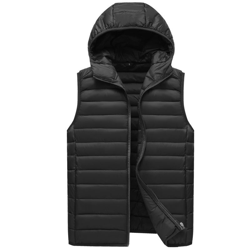 Winter Down Cotton Lightweight Warm Men's Coat Vest