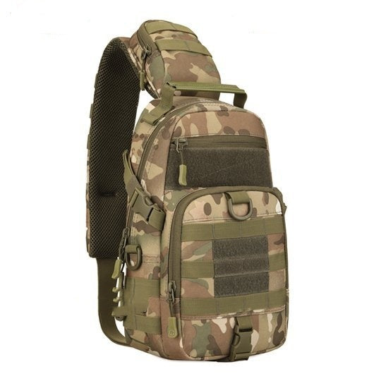 Men's Chest Riding Shoulder Camouflage Messenger Bag Nylon Ultra Lightweight Wear Resistant Travel Everyday Use