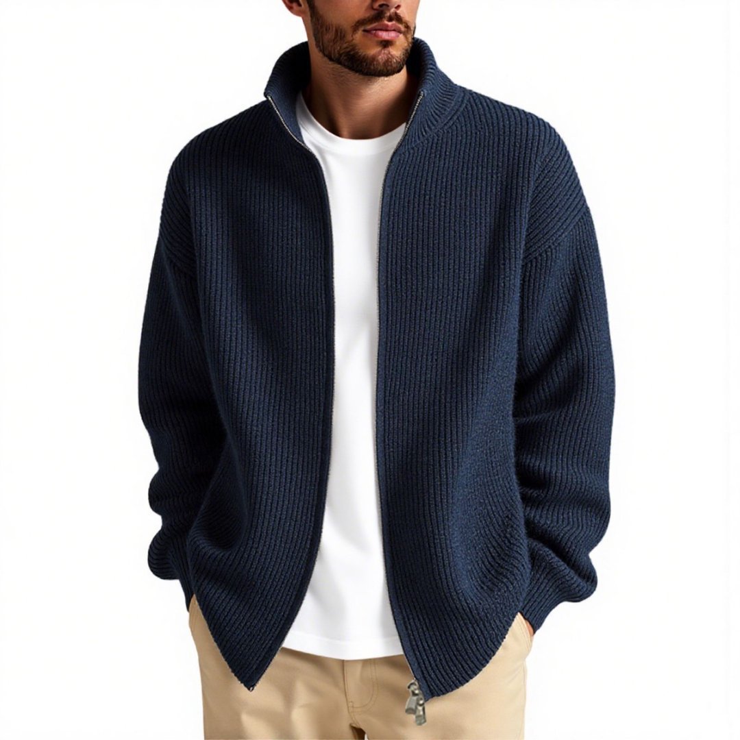 Men's Cardigan Sweater Coat Loose Inner Wear Base