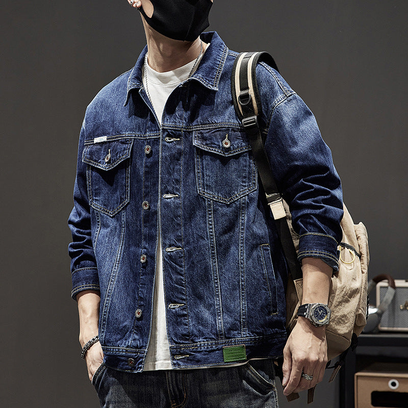 Heavy Industry Retro Denim Jacket Men