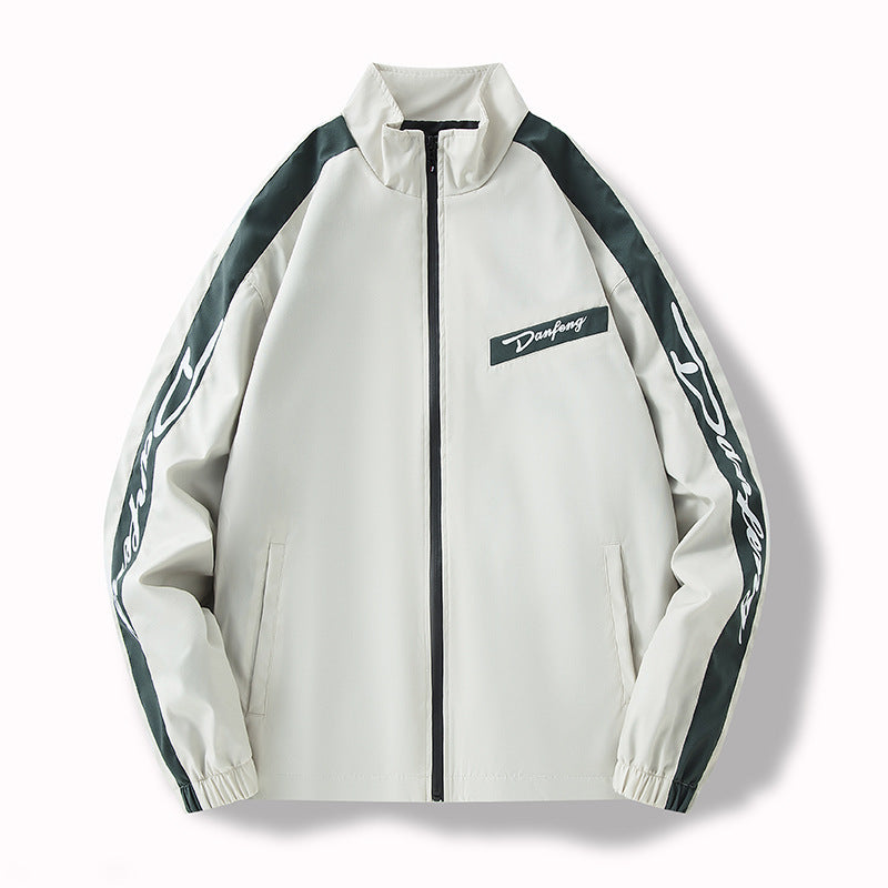 American Thin Loose All-match Men's Coat