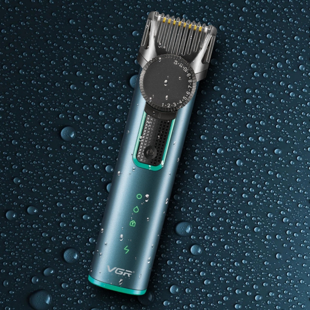 IPX5 Waterproof Electric Hair Clipper - Rechargeable Men's Beard Trimmer
