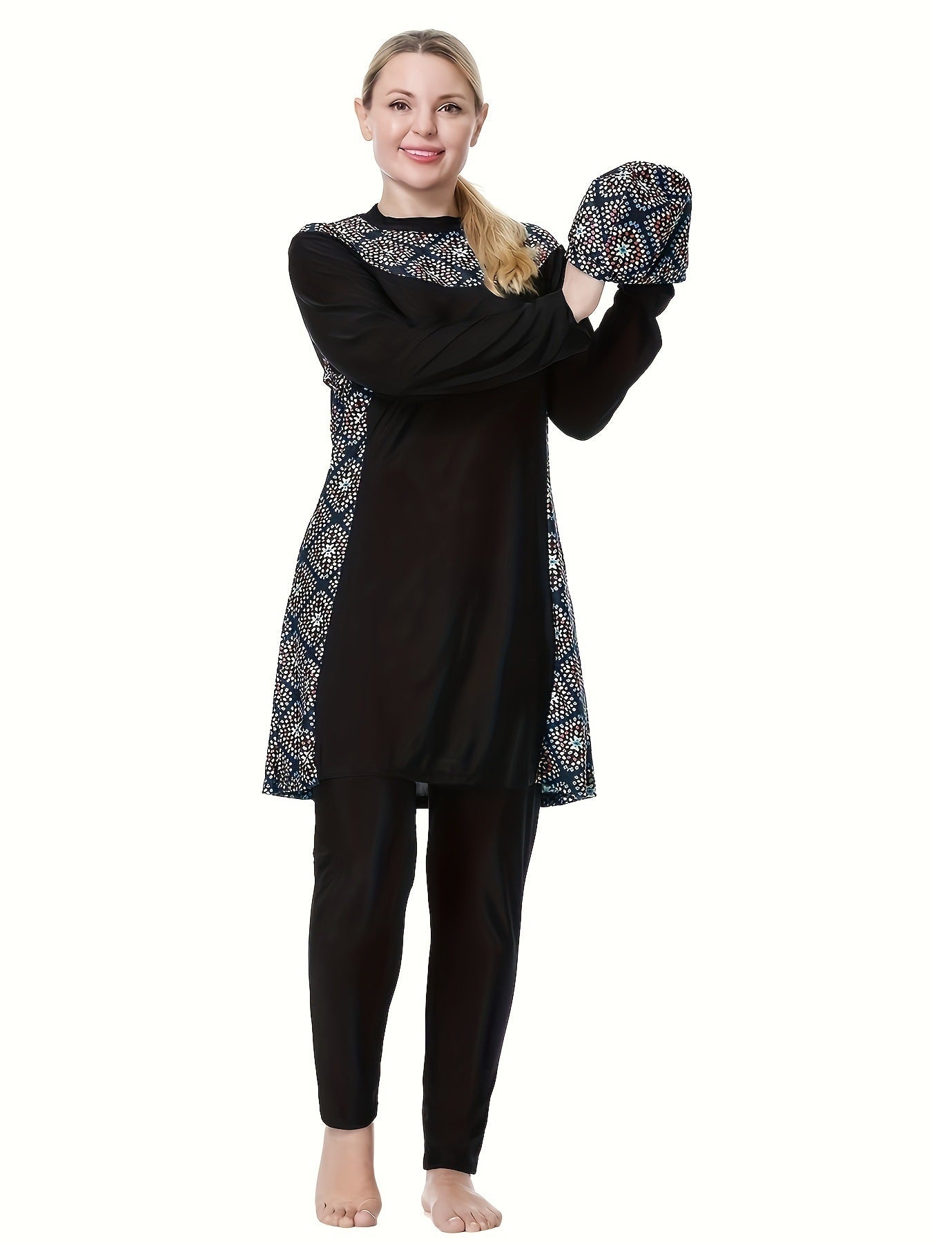 Loose Plus Size Fat Women Conservative Swimwear