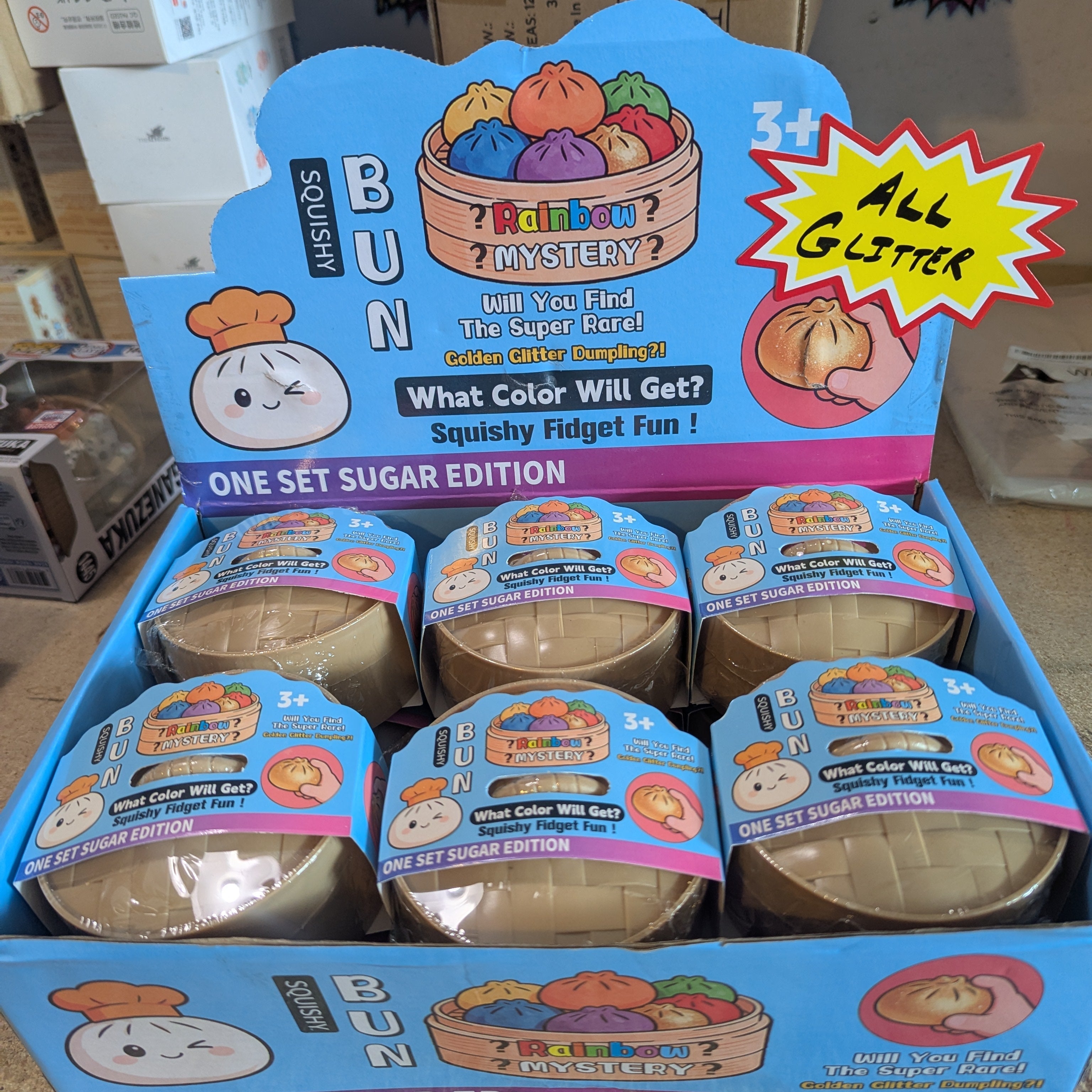 (All Glitter) Squishy Bun Mystery Dumplings
