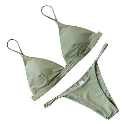 Sexy Bikini Swimsuit Swimwear Women Biquini Push Up Red