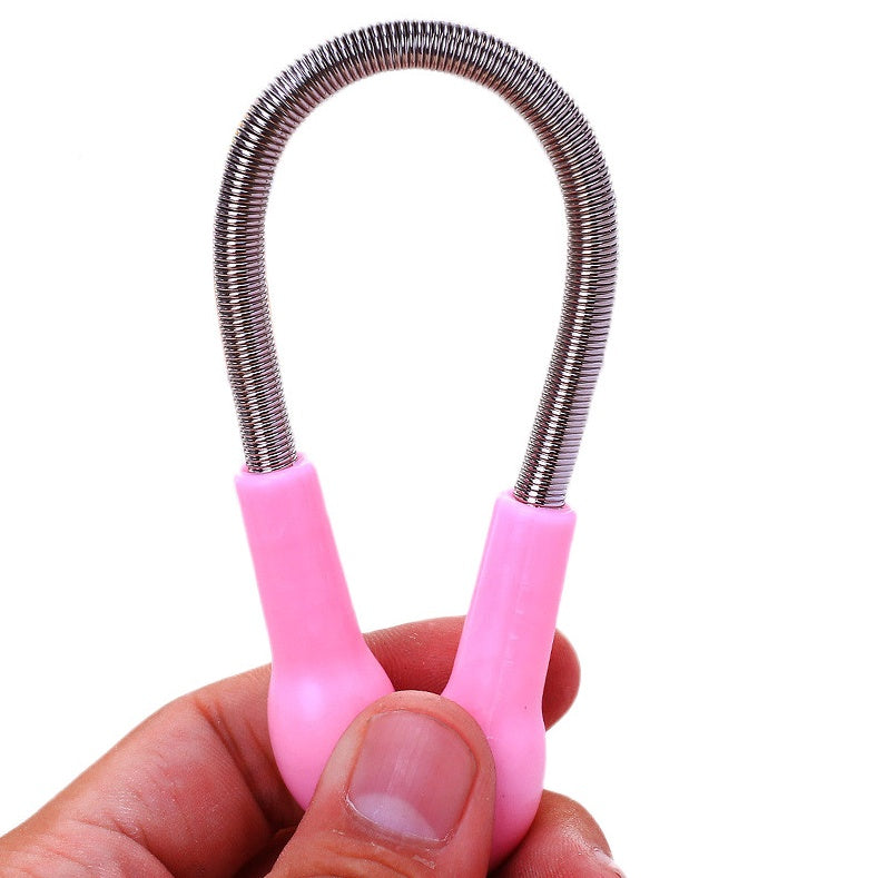 Portable Facial Hair Remover Spring Tool Painless Hair Removal Device Pen Size Lightweight Travel Friendly Skin Safe