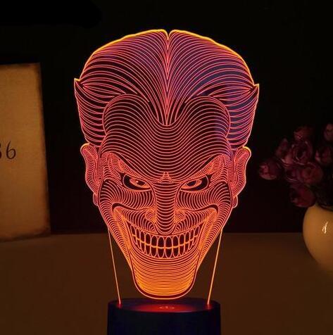 USB Color Changing 3D LED Lamp - Multi-Color Desk Light