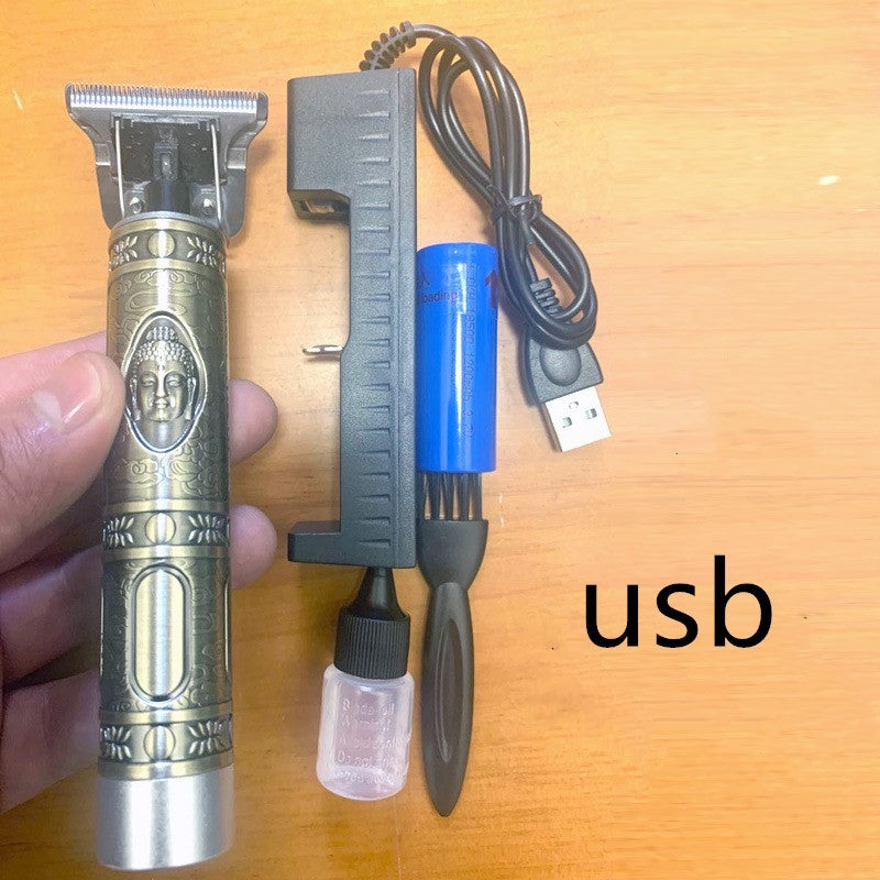 Longfeng Titanium Ceramic Blade Electric Hair Clipper With Powerful Motor For Smooth Precise Cutting