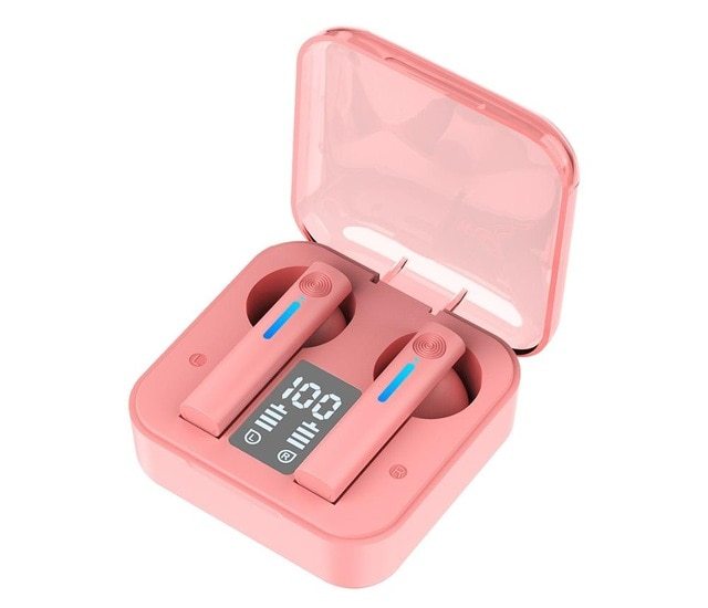 Blue Ling T13 Bluetooth 5.0 Earphone With NFC Battery Display Voice Control Multi Point Connection For Music And Calls