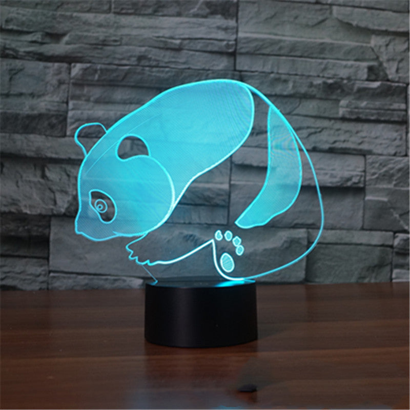 3D LED Night Light with Remote Control - Touch & Remote Operated
