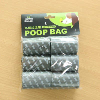 Foldable Dog Pooper Scooper For Travel With 1 Roll Biodegradable Bags Clean Up Excreta Easily