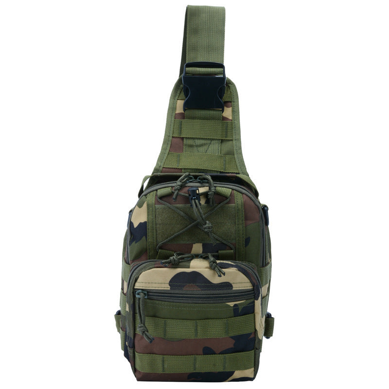 Men's Oxford Cloth Camouflage Waterproof Shoulder Messenger Bag For Outdoor Sports And Travel