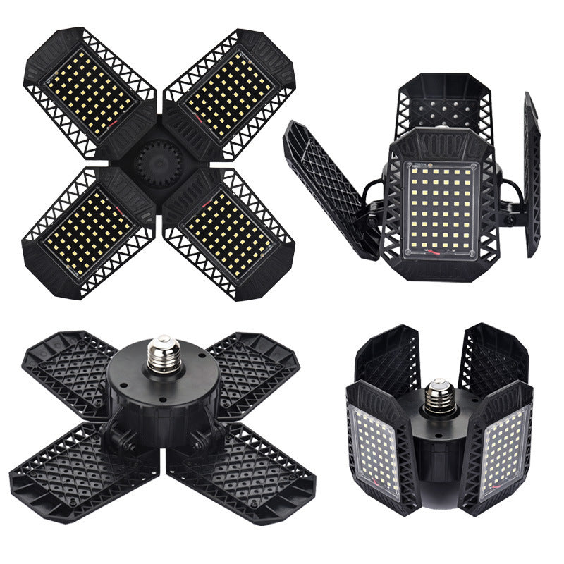 Four leaf folding deformation lamp