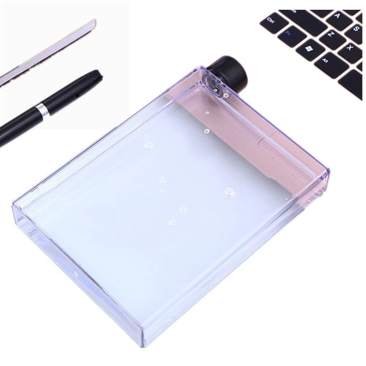 Fall Proof and Leak Proof Flat Sports Bottle 500ml BPA Free Durable Plastic Water Bottle for Travel