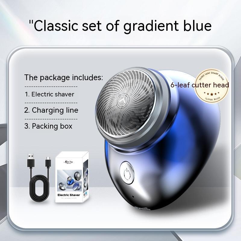 Men's USB Rechargeable Portable Mini Electric Shaver - Travel Size