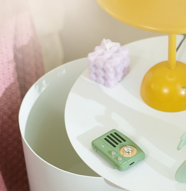 Stickers Bluetooth Stereo Speakers For Refrigerator And Kitchen Decor Green And Red Wireless Heavy Bass