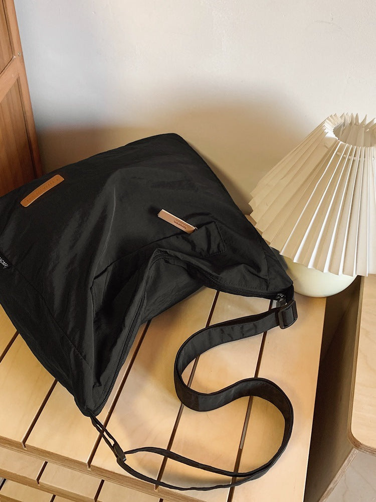 Women's Large Capacity Waterproof Oxford Cloth Crossbody Bag Green Brown Beige Lightweight Everyday Essential