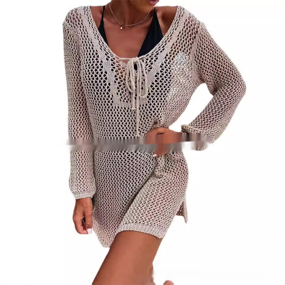 Women's Fashion New Hollow Beach Cover-up