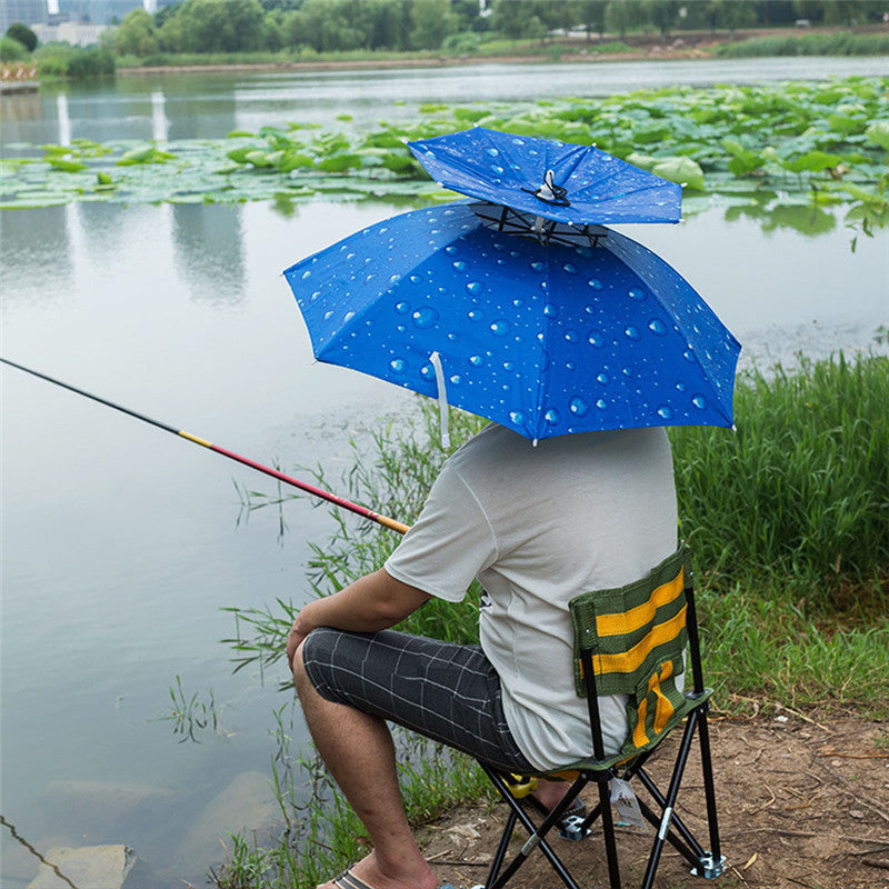 Fishing umbrella hat