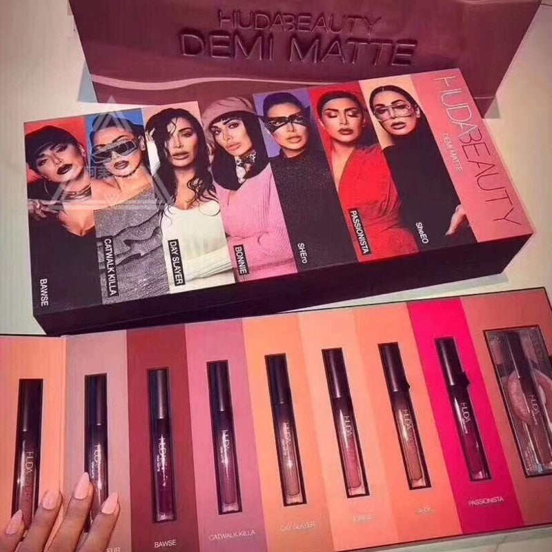 15-Piece Waterproof Lip Gloss Set - Long-Lasting Non-Stick Formula