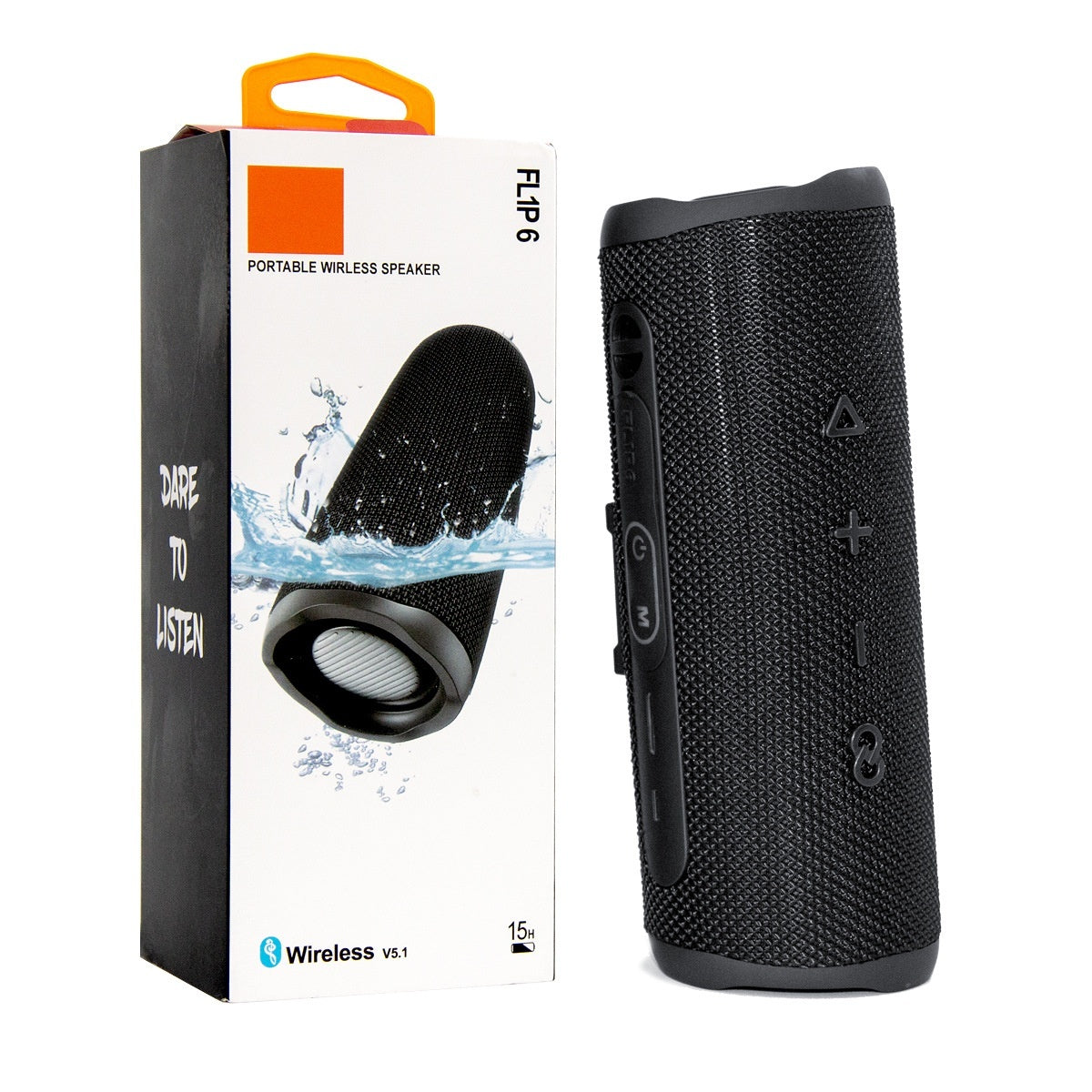 Portable Outdoor Wireless Bluetooth Speaker With Dual Speakers Long Battery Life Stereo Sound