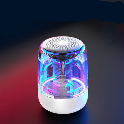 Portable Bluetooth Speaker With LED Light Built In Radio Powerful Bass Outdoor Wireless Speaker