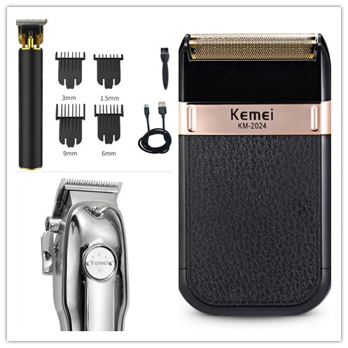 Longfeng Titanium Ceramic Blade Electric Hair Clipper With Powerful Motor For Smooth Precise Cutting