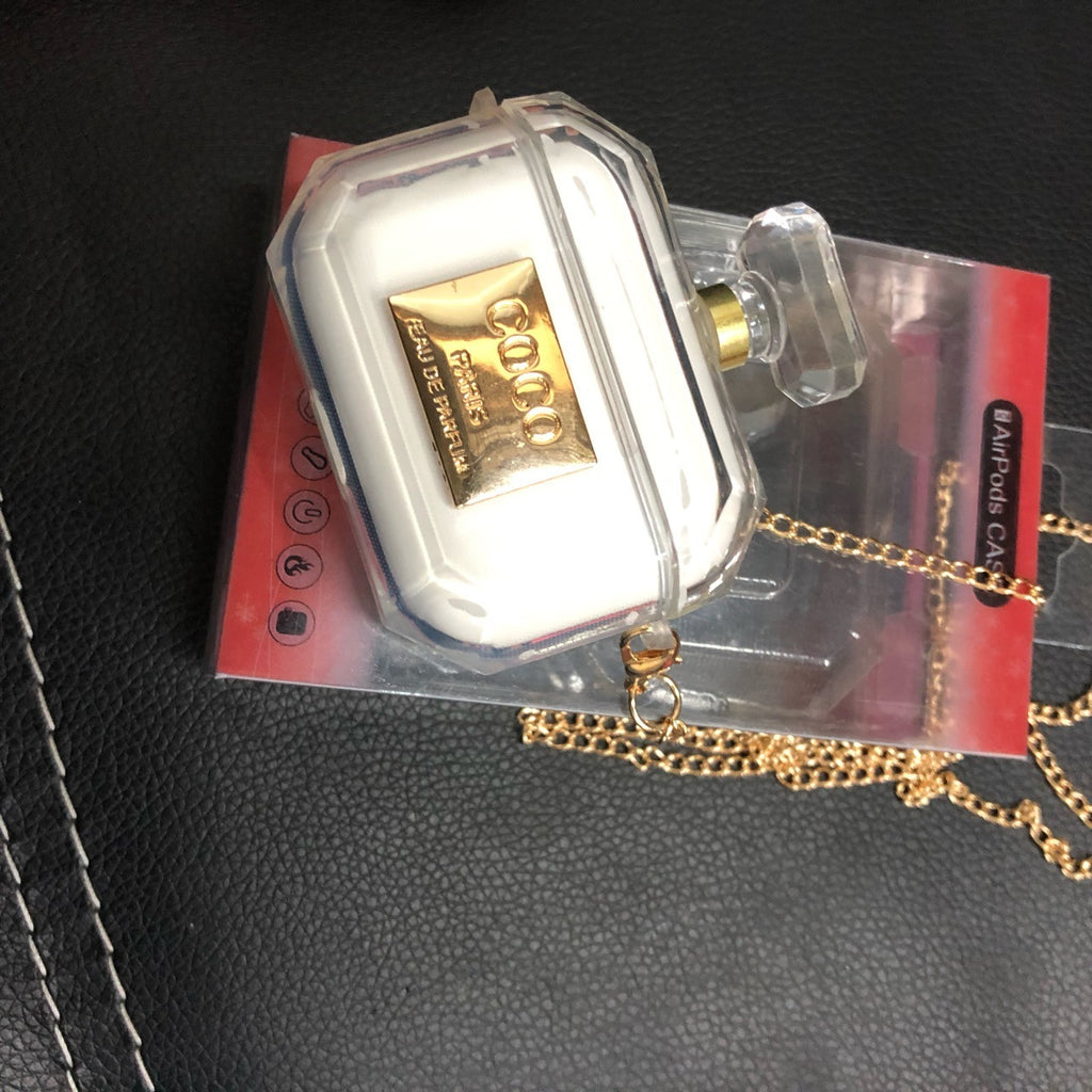 Perfume Bottle Silicone Case For AirPods Pro And AirPods 3 Protective Cover Soft Silicone Material