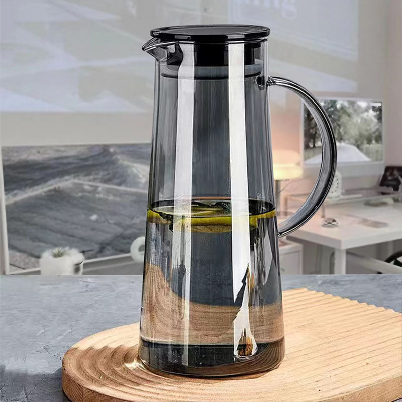 Nordic Style Large Capacity Water Utensils Set For Home 1500ml Teapots And Kettles In Smoke Gray Or Amber