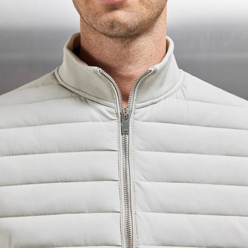 European And American Down Jacket Vest Light Stand Collar