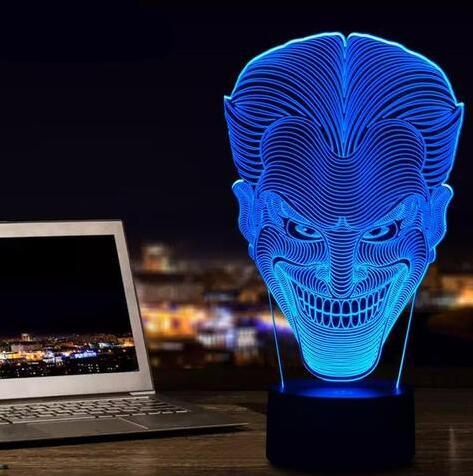 USB Color Changing 3D LED Lamp - Multi-Color Desk Light