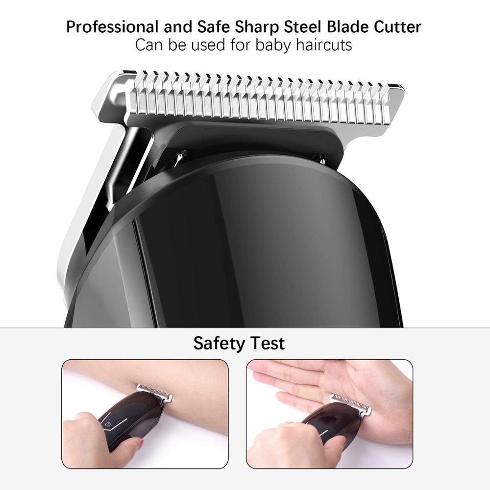 USB Rechargeable Hair Trimmer Electric Clipper Shaver Beard Shaving Machine Dual Power Supply