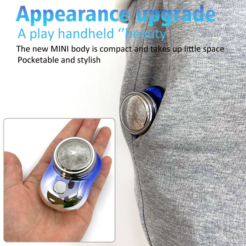 Mini Portable Cordless USB Rechargeable Electric Shaver Wet and Dry for Men Painless Small Size