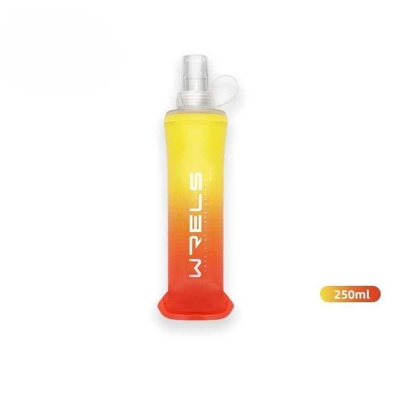 Foldable Soft Water Bottle 250ml Silicone TPU Cup For Outdoor Sports Portable Travel