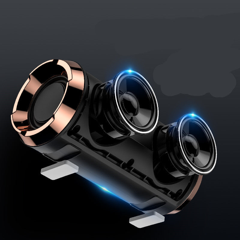 W3 Portable Bluetooth Speaker 9D Surround Sound IPX7 Waterproof 3W Output BT 5.0 U Disk TF Card Home Theater