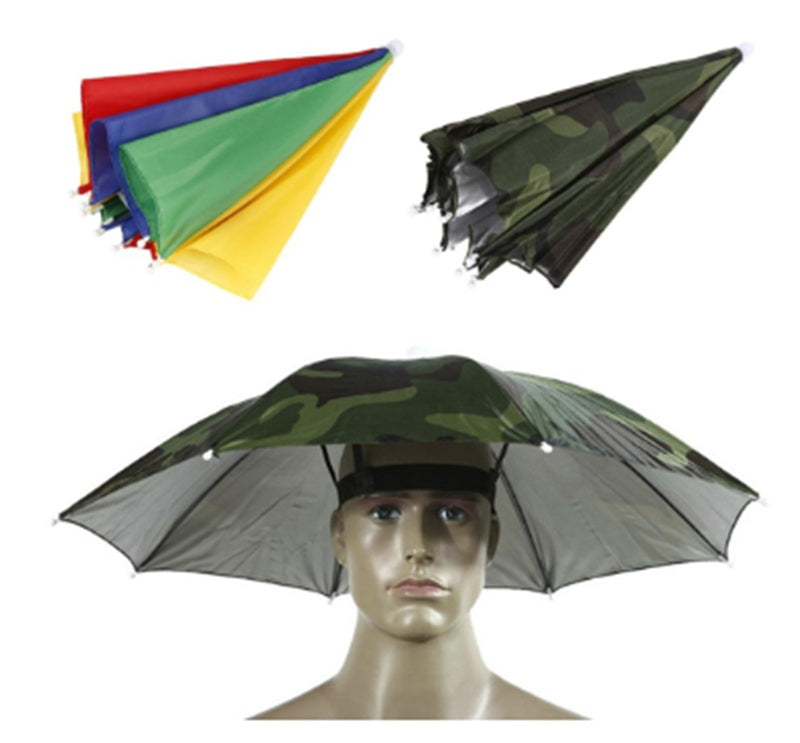 Fashion Trend Hat Umbrella Fishing Stand Umbrella