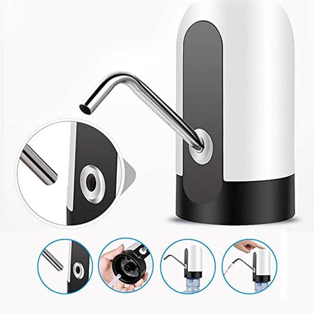 Electric Water Pump - Wireless USB Rechargeable Bottled Water Dispenser
