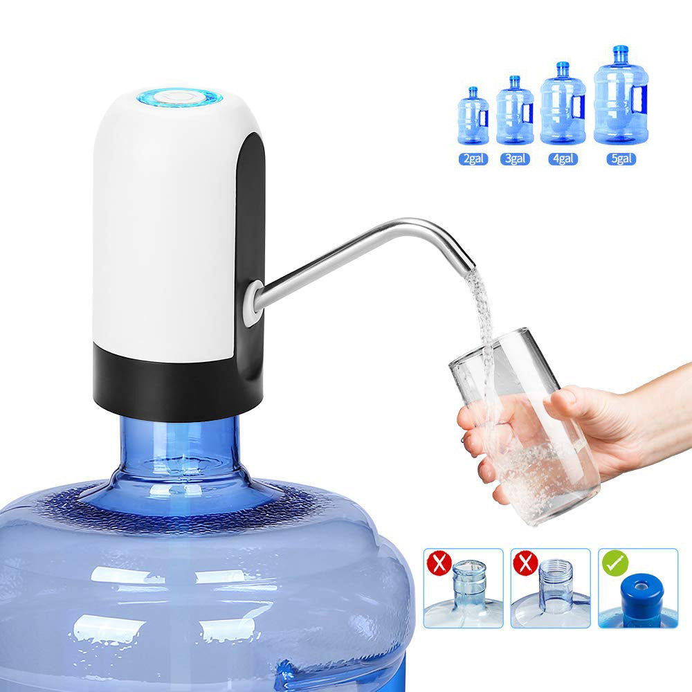 Electric Water Pump - Wireless USB Rechargeable Bottled Water Dispenser