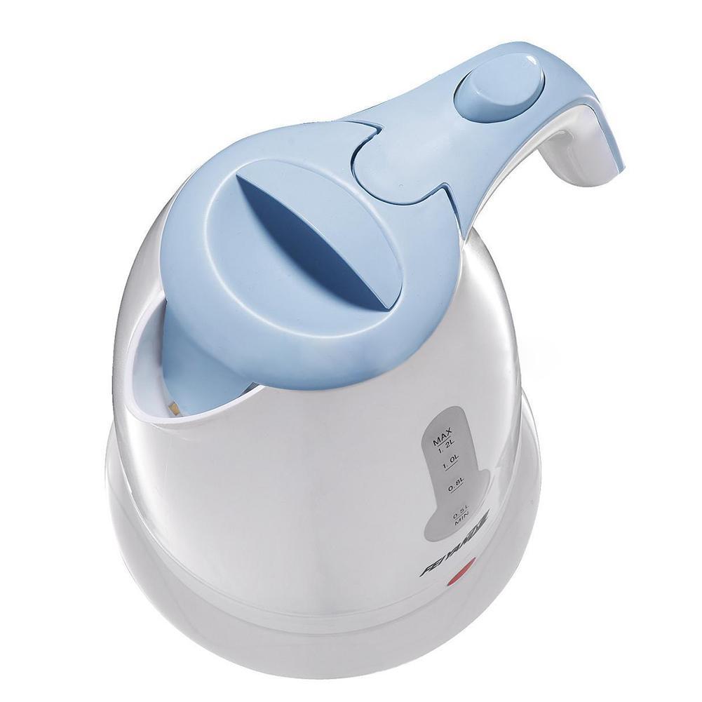 Compact Travel Electric Kettle 1L 2L Capacity Portable With Push Button Operation Plastic Body
