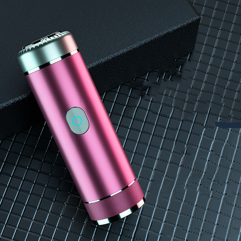 Portable Mini Rechargeable Floating Shaver With Wet Dry Shaving Titanium Alloy Blade For Lasting Sharpness Quiet Motor