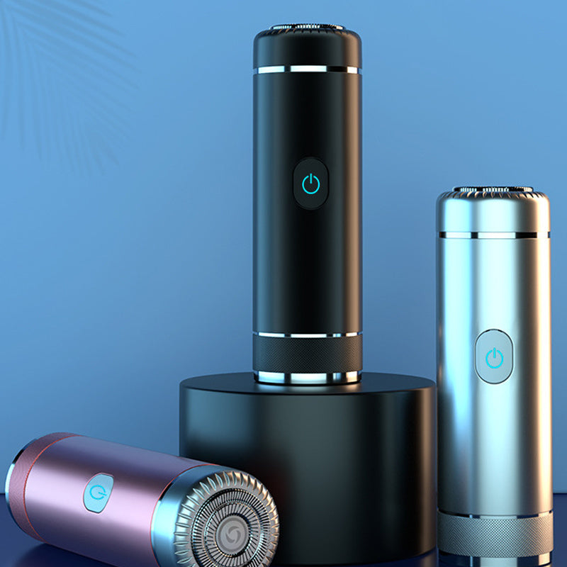 Portable Mini Rechargeable Floating Shaver With Wet Dry Shaving Titanium Alloy Blade For Lasting Sharpness Quiet Motor