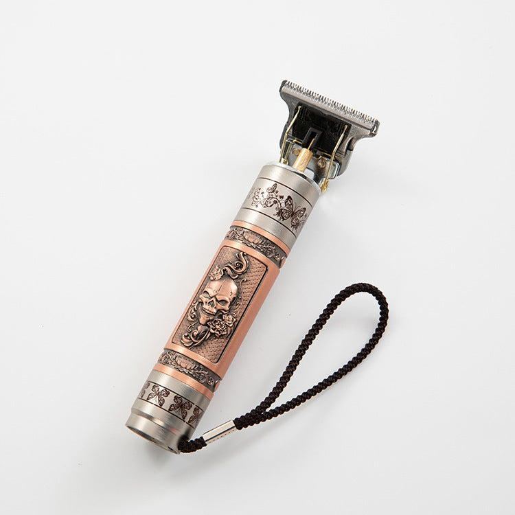 Electric Hair Clipper Men's Oil Head Electric Hair Clipper Hair Clipper Set Electric Hair Clipper Buddha Head Retro Household Cross-Border