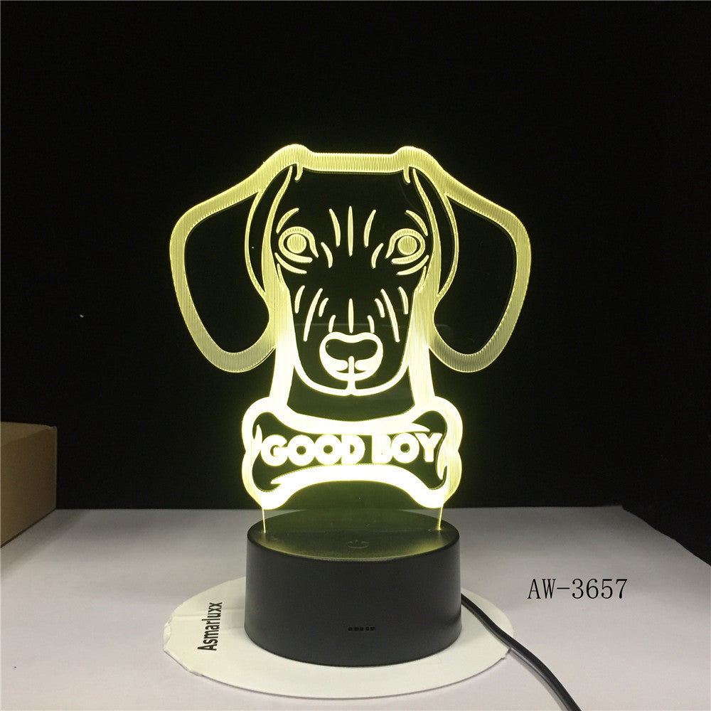 Colorful Gradient LED Table Lamp - Remote Control Touch Light
